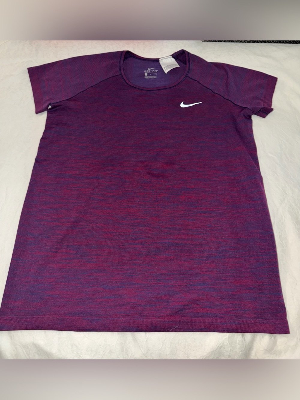 Nike Women’s Purple Heather Short Sleeve Dri-FIT Tee
